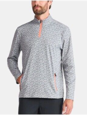 Birdiebound Men's Quarter-Zip Pullover with Long Sleeves
